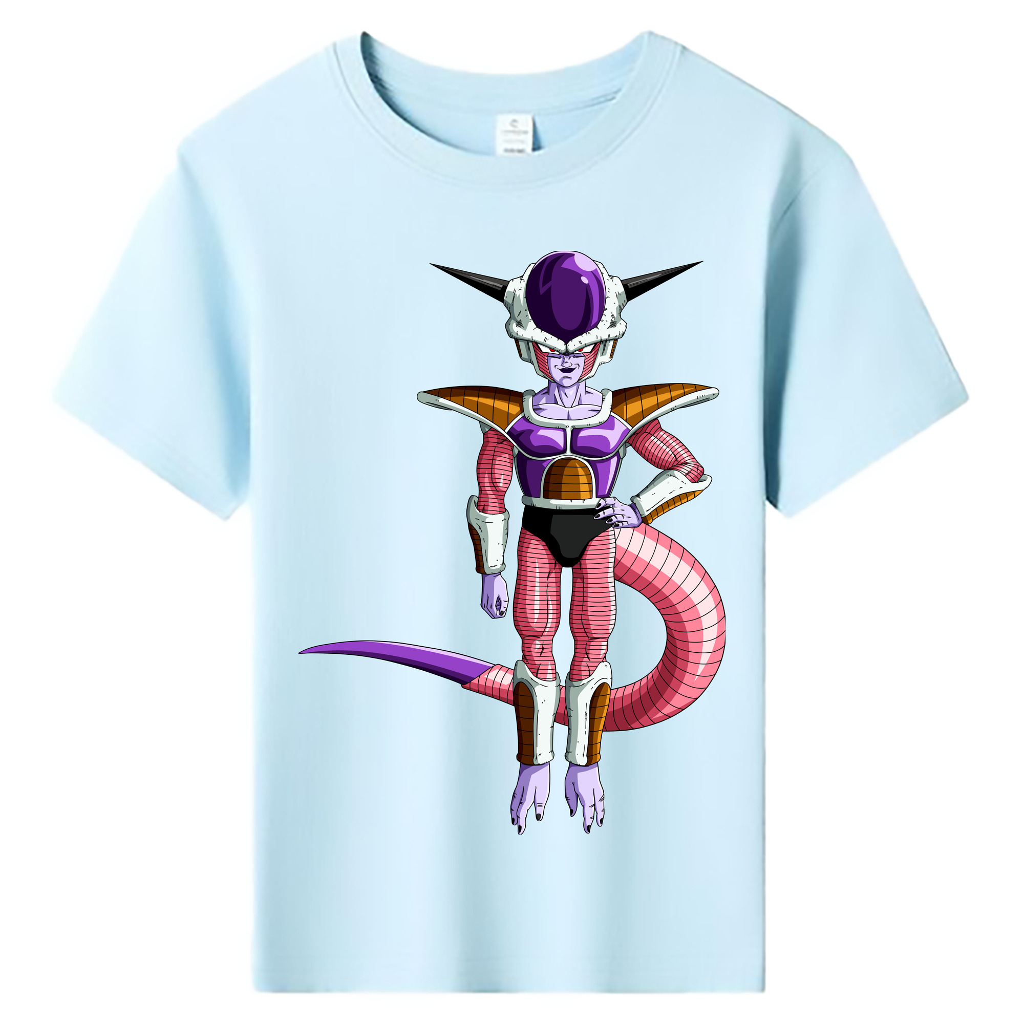 （画像用） ドラゴンボール フリーザ DRAGON BALL Frieza 綿100％キッズTシャツ（フロントプリント）